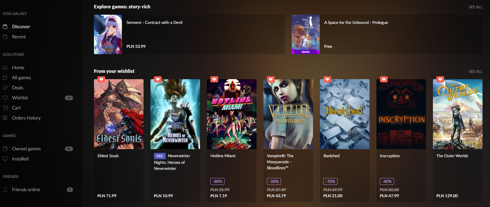 GOG Galaxy 2.0 update now lets you hide games - MSPoweruser