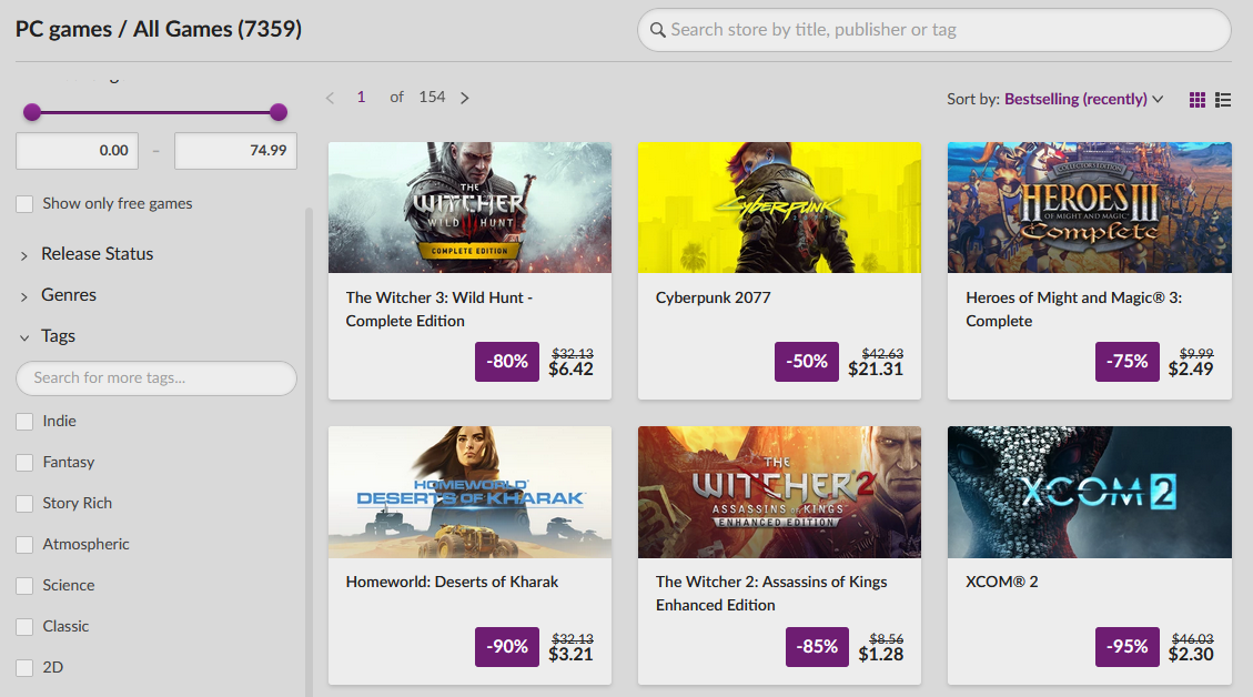 Gog good 2024 old games