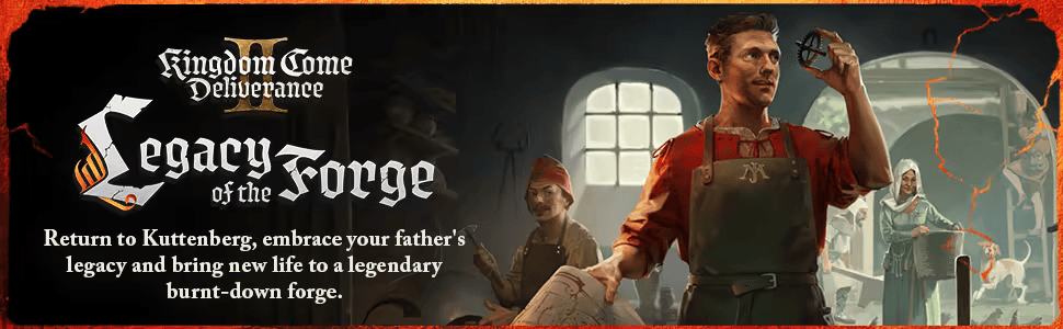 Return to Kuttenberg, embrace your father's legacy and bring new life to a legendary burnt-down forge.