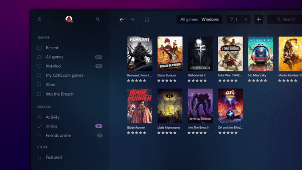 gog galaxy xbox