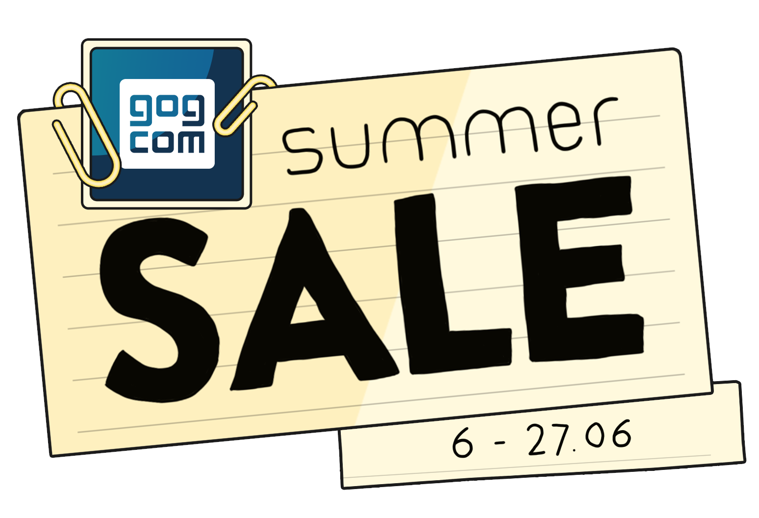 Деньги на гог. Summer sale. GOG logo.