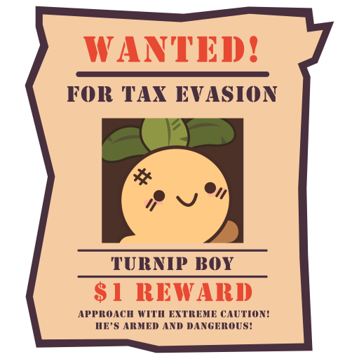 turnip boy commits tax evasion all documents